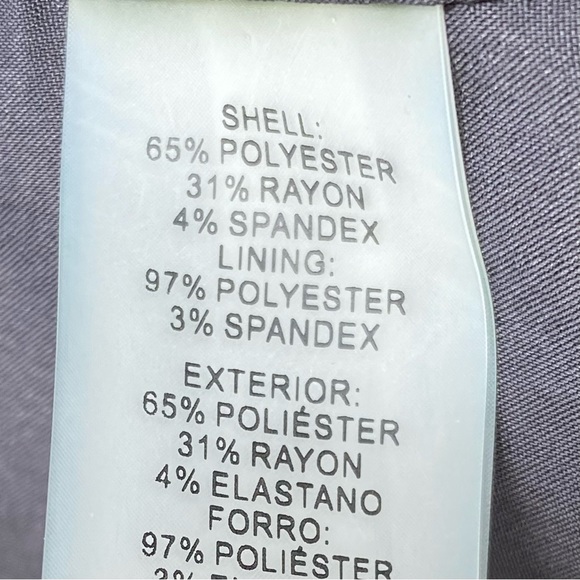 Calvin Klein charcoal grey rayon blend pencil skirt - Picture 10 of 13